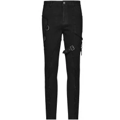 Pantalon 'Cthulhu' Noir -Magasin De Mode pantalon cthulhu noir 8