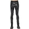 Pantalon 'Cyber Game' En Simili Cuir Glossy Noir -Magasin De Mode pantalon cyber game en simili cuir glossy noir