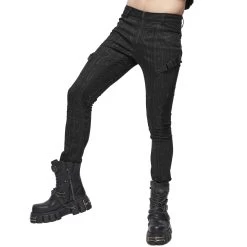 Pantalon 'Cyber Game' Noir -Magasin De Mode pantalon cyber game noir 10
