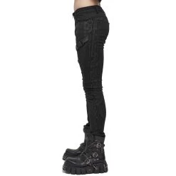 Pantalon 'Cyber Game' Noir -Magasin De Mode pantalon cyber game noir 5