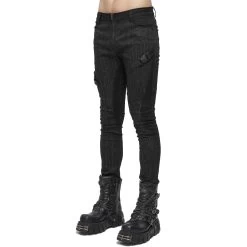 Pantalon 'Cyber Game' Noir -Magasin De Mode pantalon cyber game noir 6