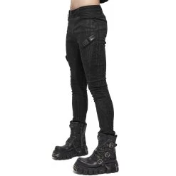 Pantalon 'Cyber Game' Noir -Magasin De Mode pantalon cyber game noir 8