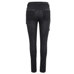 Pantalon 'Cyber Game' Noir Pour Femmes -Magasin De Mode pantalon cyber game noir pour femmes 10