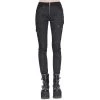 Pantalon 'Cyber Game' Noir Pour Femmes 1 Pantalon 'Cyber Game' Noir Pour Femmes -Magasin De Mode pantalon cyber game noir pour femmes