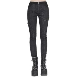 Pantalon 'Cyber Game' Noir Pour Femmes -Magasin De Mode pantalon cyber game noir pour femmes 3