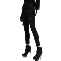 Pantalon 'Dark Blood' Noir 30 Pantalon 'Dark Blood' Noir -Magasin De Mode pantalon dark blood noir 10