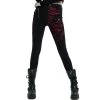 Pantalon 'Dark Blood' Noir Et Rouge