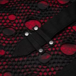 Pantalon 'Dark Blood' Noir Et Rouge 33 Pantalon 'Dark Blood' Noir Et Rouge -Magasin De Mode pantalon dark blood noir et rouge 14