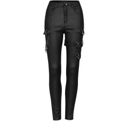 Pantalon 'Dark Doll' Noir -Magasin De Mode pantalon dark doll noir 11