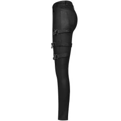 Pantalon 'Dark Doll' Noir -Magasin De Mode pantalon dark doll noir 13