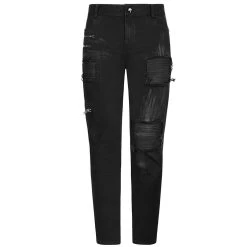 Pantalon Decadent 'Black Swamp' Noir -Magasin De Mode pantalon decadent black swamp noir 11
