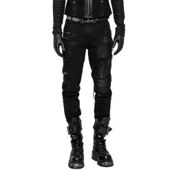Pantalon Decadent 'Black Swamp' Noir -Magasin De Mode pantalon decadent black swamp noir 8