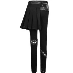 Pantalon-Demi-Jupe 'Catacomb' Noir -Magasin De Mode pantalon demi jupe catacomb noir 12