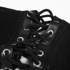 Pantalon-Demi-Jupe 'Catacomb' Noir -Magasin De Mode pantalon demi jupe catacomb noir 14