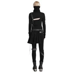 Pantalon-Demi-Jupe 'Catacomb' Noir -Magasin De Mode pantalon demi jupe catacomb noir 5