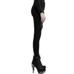 Pantalon Déstructuré 'Gehenna' En Jean Noir -Magasin De Mode pantalon destructure gehenna en jean noir 10