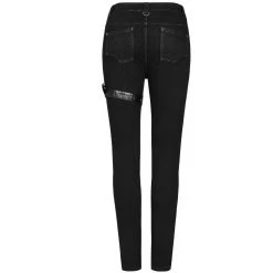 Pantalon Déstructuré 'Gehenna' En Jean Noir -Magasin De Mode pantalon destructure gehenna en jean noir 12