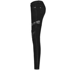 Pantalon Déstructuré 'Gehenna' En Jean Noir -Magasin De Mode pantalon destructure gehenna en jean noir 13