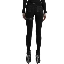 Pantalon Déstructuré 'Gehenna' En Jean Noir -Magasin De Mode pantalon destructure gehenna en jean noir 8