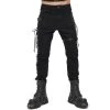 Pantalon 'Distressed' Noir 1 Pantalon 'Distressed' Noir -Magasin De Mode pantalon distressed noir
