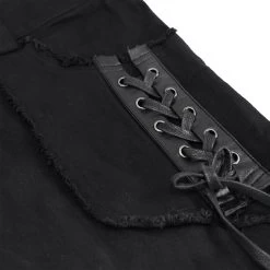 Pantalon 'Distressed' Noir 36 Pantalon 'Distressed' Noir -Magasin De Mode pantalon distressed noir 14