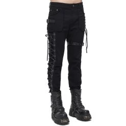 Pantalon 'Distressed' Noir 28 Pantalon 'Distressed' Noir -Magasin De Mode pantalon distressed noir 6