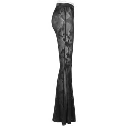 Pantalon Evasé 'Serpentine' Noir -Magasin De Mode pantalon evase serpentine noir 11