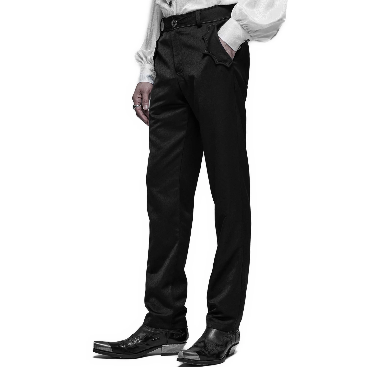 Pantalon Goth 'Bat Pockets' Noir 13 Pantalon Goth 'Bat Pockets' Noir – Image 11