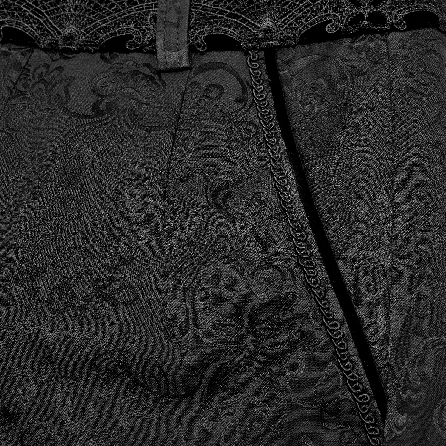 Pantalon 'Goth Blood' En Jacquard Noir 13 Pantalon 'Goth Blood' En Jacquard Noir â Image 11