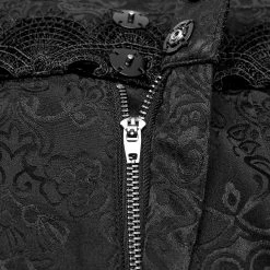 Pantalon 'Goth Blood' En Jacquard Noir 26 Pantalon 'Goth Blood' En Jacquard Noir -Magasin De Mode pantalon goth blood en jacquard noir 11