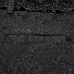 Pantalon 'Goth Blood' En Jacquard Noir 27 Pantalon 'Goth Blood' En Jacquard Noir -Magasin De Mode pantalon goth blood en jacquard noir 12
