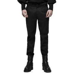 Pantalon 'Goth Blood' En Jacquard Noir 18 Pantalon 'Goth Blood' En Jacquard Noir -Magasin De Mode pantalon goth blood en jacquard noir 3