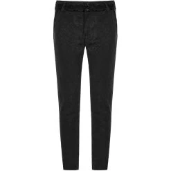 Pantalon 'Goth Blood' En Jacquard Noir 21 Pantalon 'Goth Blood' En Jacquard Noir -Magasin De Mode pantalon goth blood en jacquard noir 6