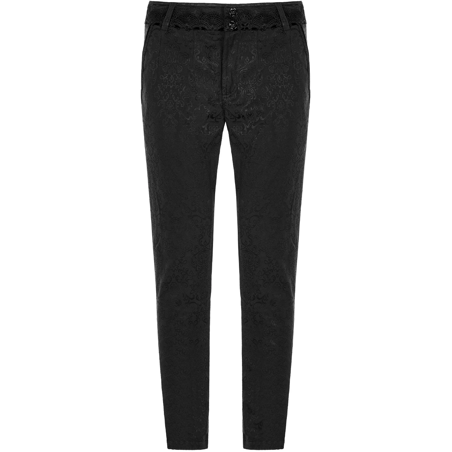 Pantalon 'Goth Blood' En Jacquard Noir 9 Pantalon 'Goth Blood' En Jacquard Noir â Image 7