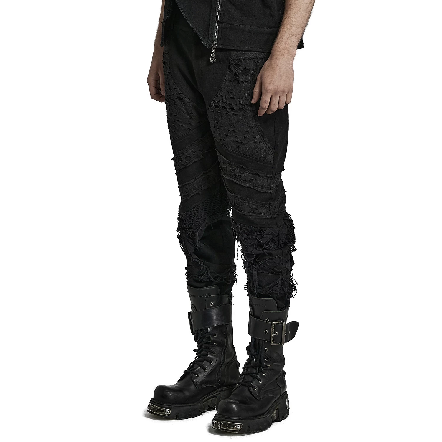 Pantalon 'Goth Distressed' Noir 13 Pantalon 'Goth Distressed' Noir – Image 11