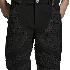 Pantalon 'Goth Distressed' Noir 32 Pantalon 'Goth Distressed' Noir -Magasin De Mode pantalon goth distressed noir 11