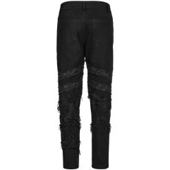 Pantalon 'Goth Distressed' Noir 34 Pantalon 'Goth Distressed' Noir -Magasin De Mode pantalon goth distressed noir 13