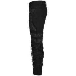 Pantalon 'Goth Distressed' Noir 35 Pantalon 'Goth Distressed' Noir -Magasin De Mode pantalon goth distressed noir 14