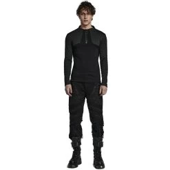 Pantalon 'Goth Distressed' Noir 26 Pantalon 'Goth Distressed' Noir -Magasin De Mode pantalon goth distressed noir 5