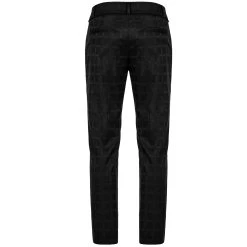 Pantalon 'Goth Plaid' Noir -Magasin De Mode pantalon goth plaid noir 11