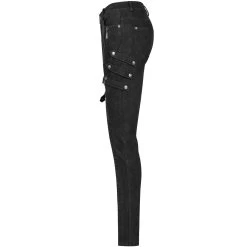 Pantalon 'Gothic Trooper' Noir 33 Pantalon 'Gothic Trooper' Noir -Magasin De Mode pantalon gothic trooper noir 11