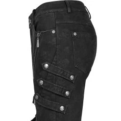 Pantalon 'Gothic Trooper' Noir 36 Pantalon 'Gothic Trooper' Noir -Magasin De Mode pantalon gothic trooper noir 14