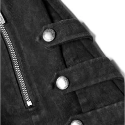 Pantalon 'Gothic Trooper' Noir 38 Pantalon 'Gothic Trooper' Noir -Magasin De Mode pantalon gothic trooper noir 16