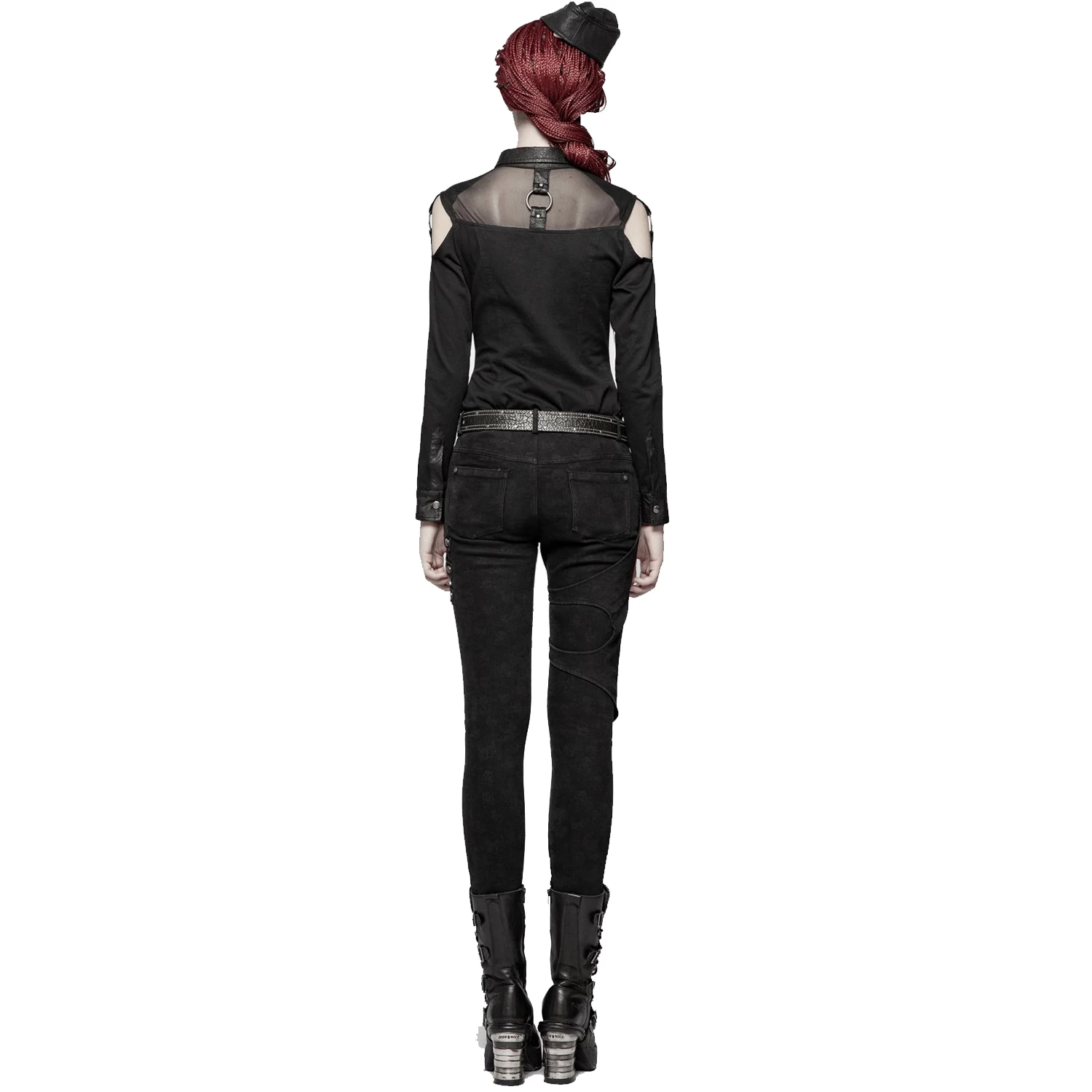 Pantalon 'Gothic Trooper' Noir 5 Pantalon 'Gothic Trooper' Noir – Image 3