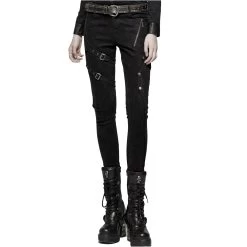 Pantalon 'Gothic Trooper' Noir