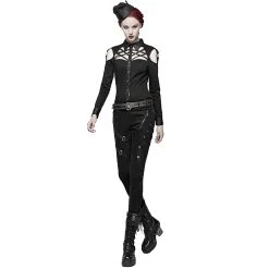 Pantalon 'Gothic Trooper' Noir 25 Pantalon 'Gothic Trooper' Noir -Magasin De Mode pantalon gothic trooper noir 3