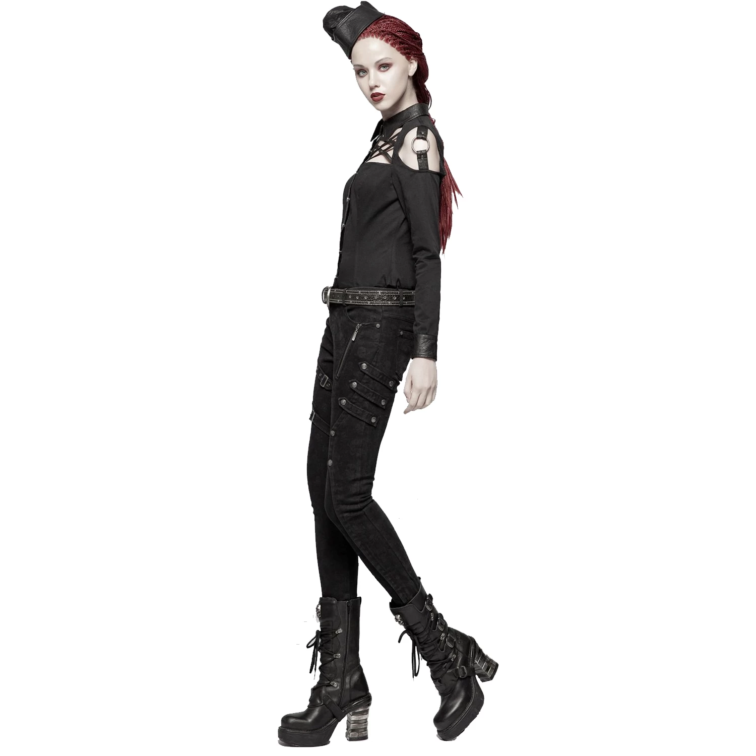Pantalon 'Gothic Trooper' Noir 7 Pantalon 'Gothic Trooper' Noir – Image 5