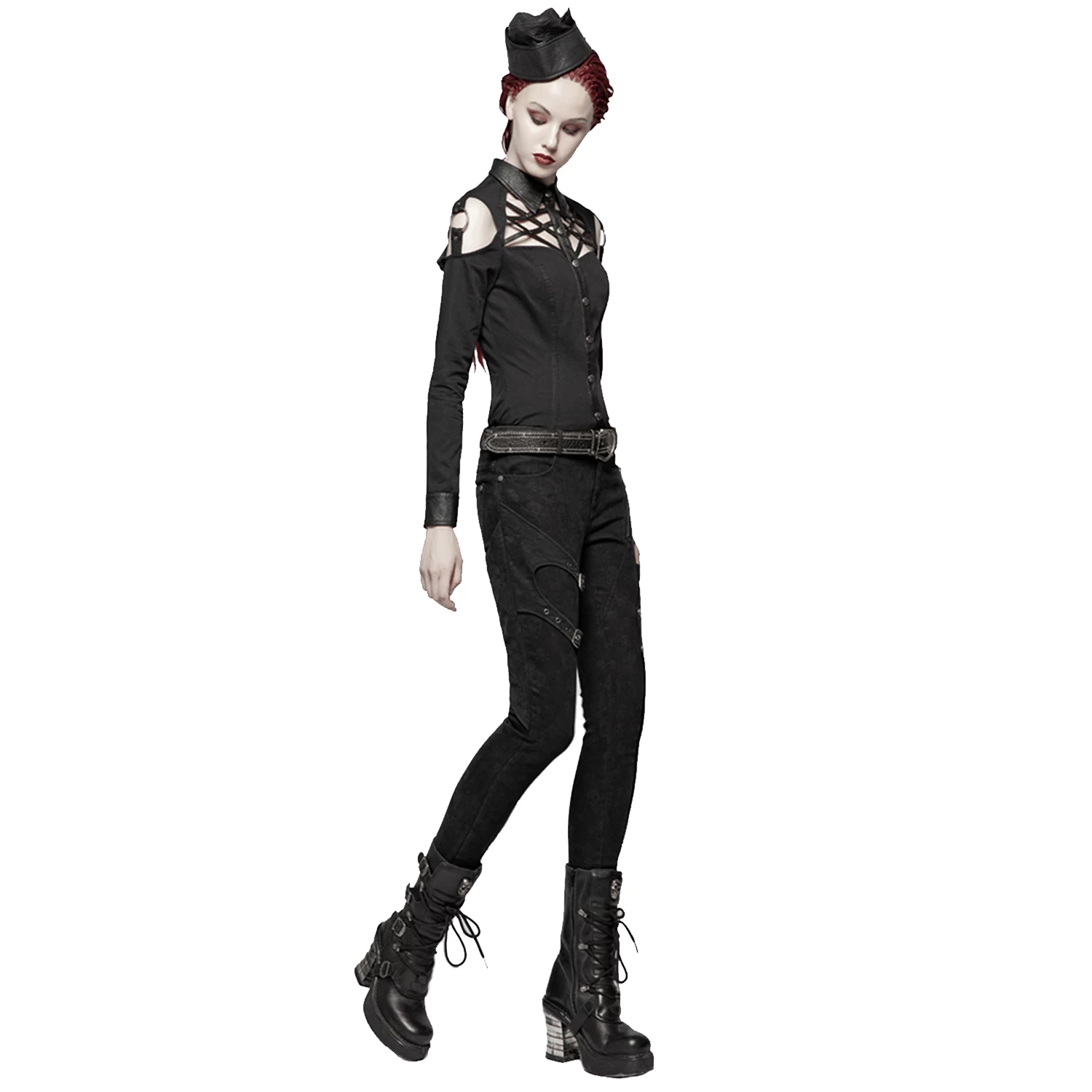 Pantalon 'Gothic Trooper' Noir 8 Pantalon 'Gothic Trooper' Noir – Image 6