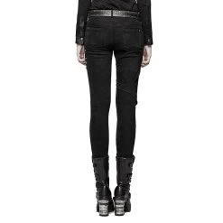 Pantalon 'Gothic Trooper' Noir 28 Pantalon 'Gothic Trooper' Noir -Magasin De Mode pantalon gothic trooper noir 6