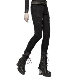 Pantalon 'Gothic Trooper' Noir 29 Pantalon 'Gothic Trooper' Noir -Magasin De Mode pantalon gothic trooper noir 7